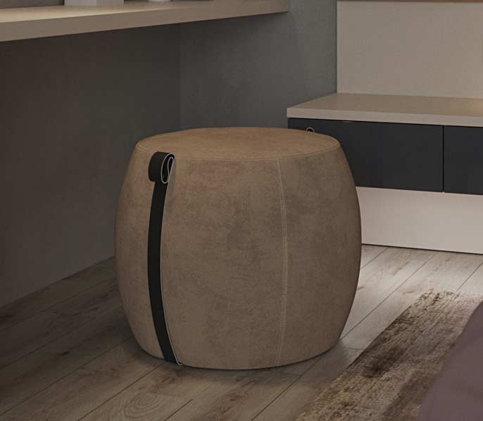 Пуф Грассо в коричневом