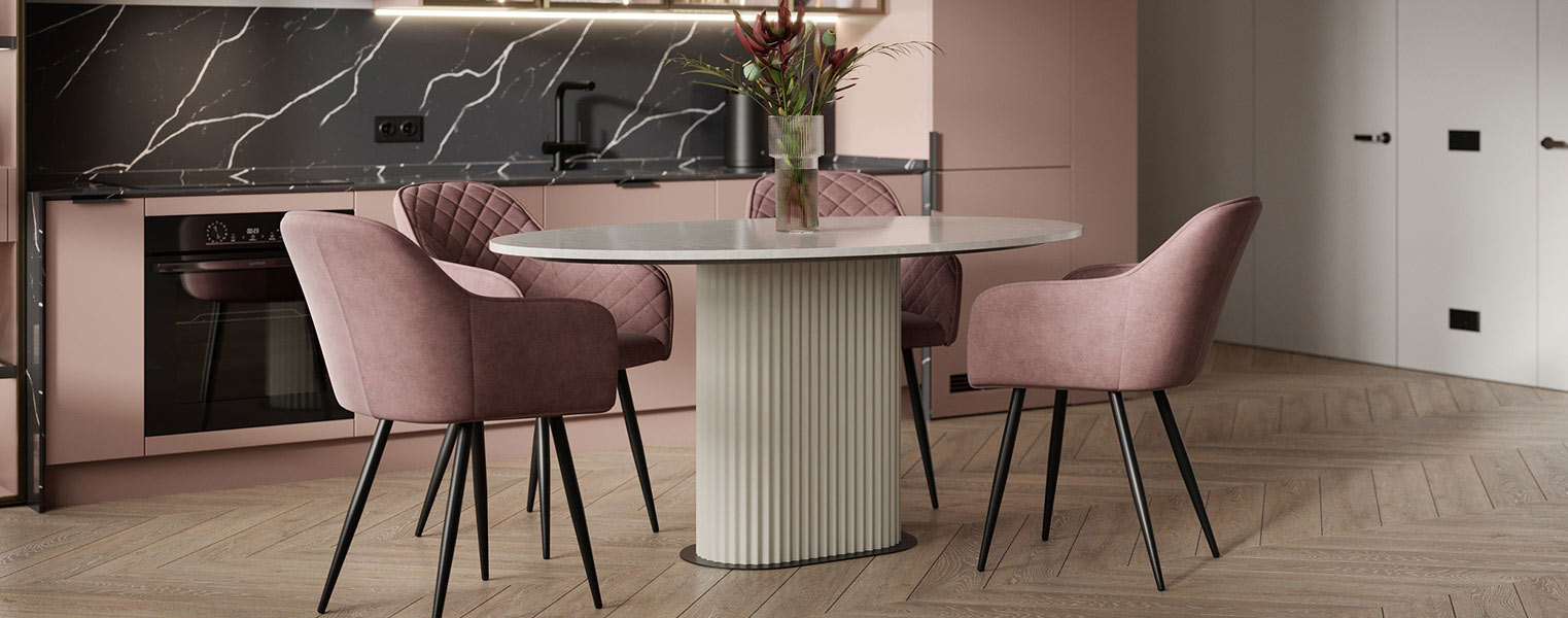 Кухонный стол Руже овальный - фото No 3