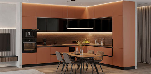 Как оформить кухню в темных тонах. Советы экспертов