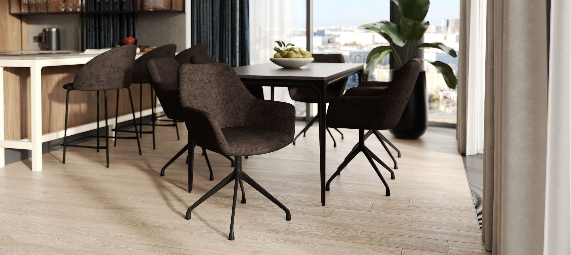 шенилл NIAGARA цвет Brown