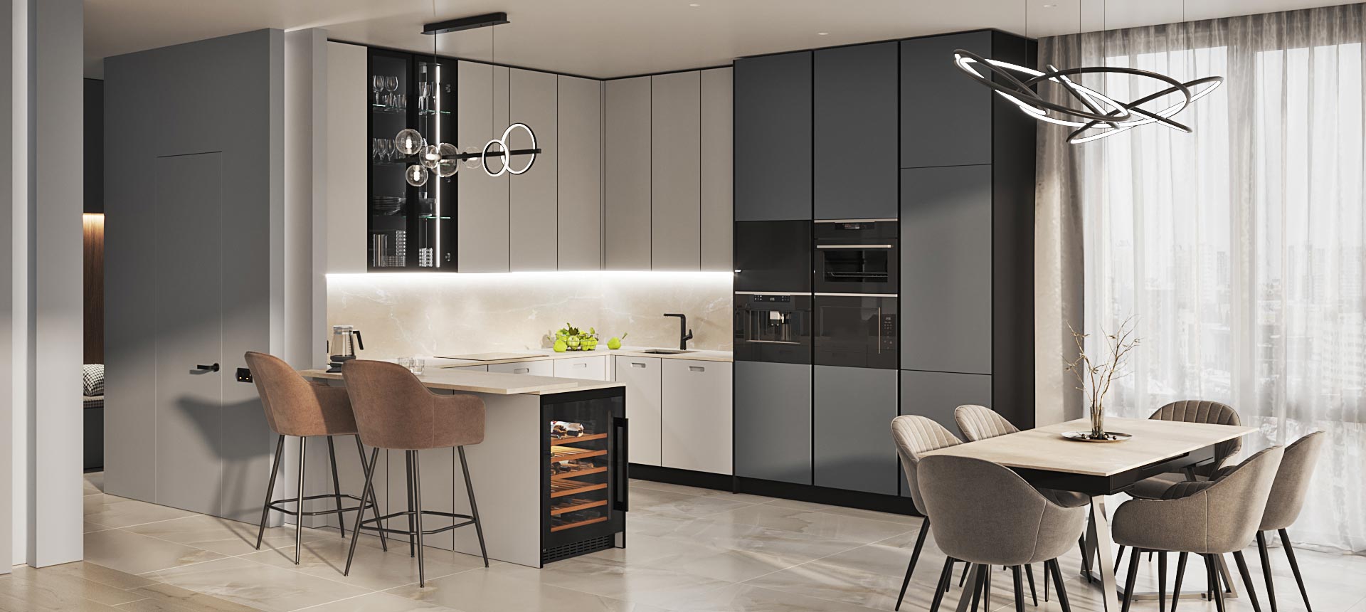 Светло-серый / Стальной&nbsp;графит&nbsp;