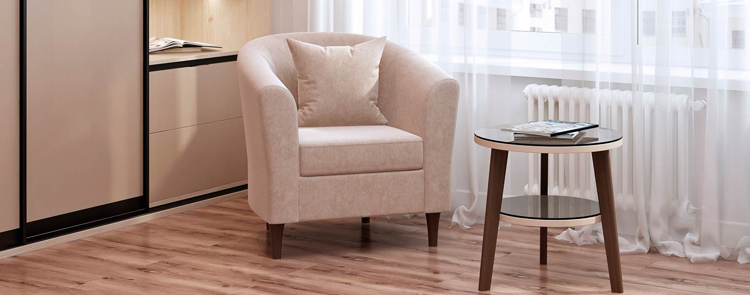 Кресло Маргарита в ткани - фото No 1