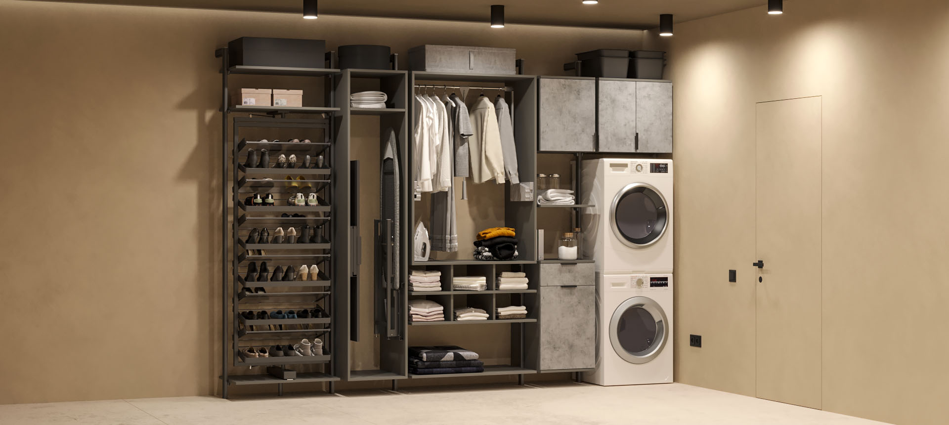 Бетон Чикаго светло-серый / Дымчатый&nbsp;Агат&nbsp;