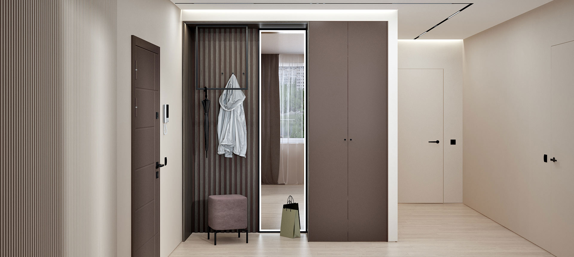 Трюфель коричневый / Дуб&nbsp;дымчатый&nbsp;