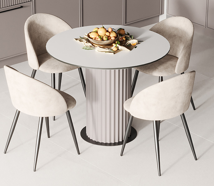 Кухонный стол Руже круглый