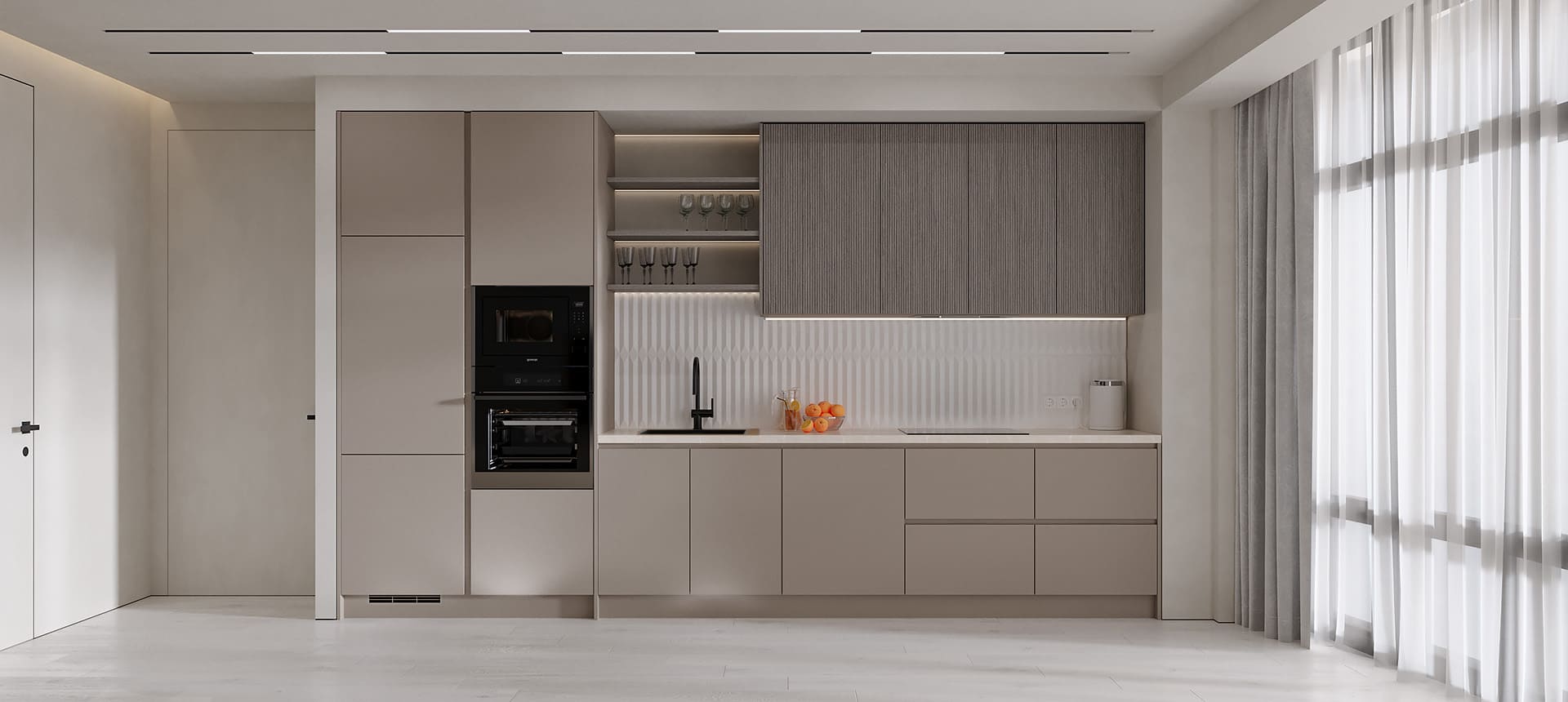 Тёмно-серый / Дуб&nbsp;Дымчатый&nbsp;