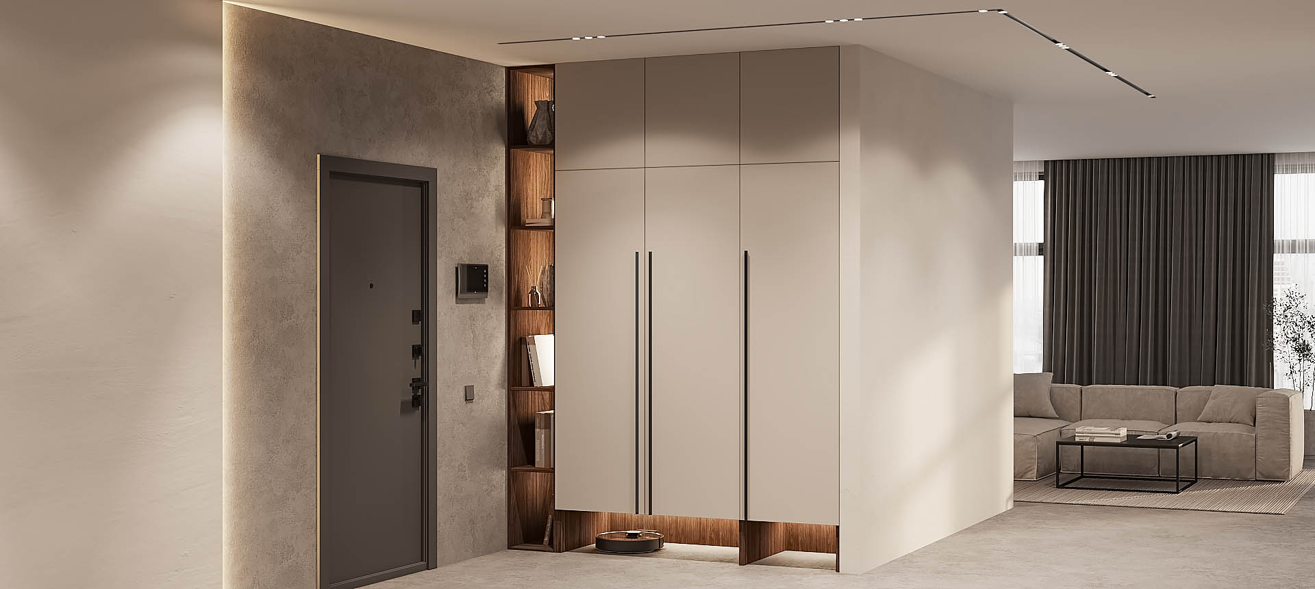 Пепельный Аметист матовый / Орех&nbsp;Линкольн&nbsp;