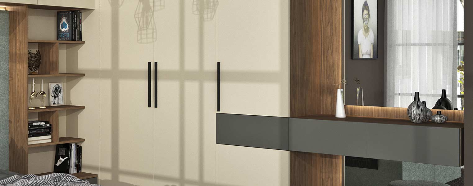 Шкаф в спальню на три створки - фото No 1