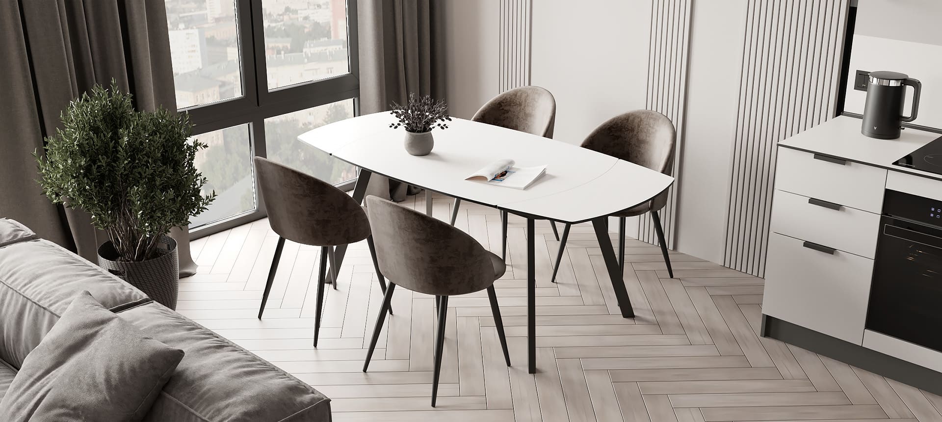 компакт-плита цвет Белый