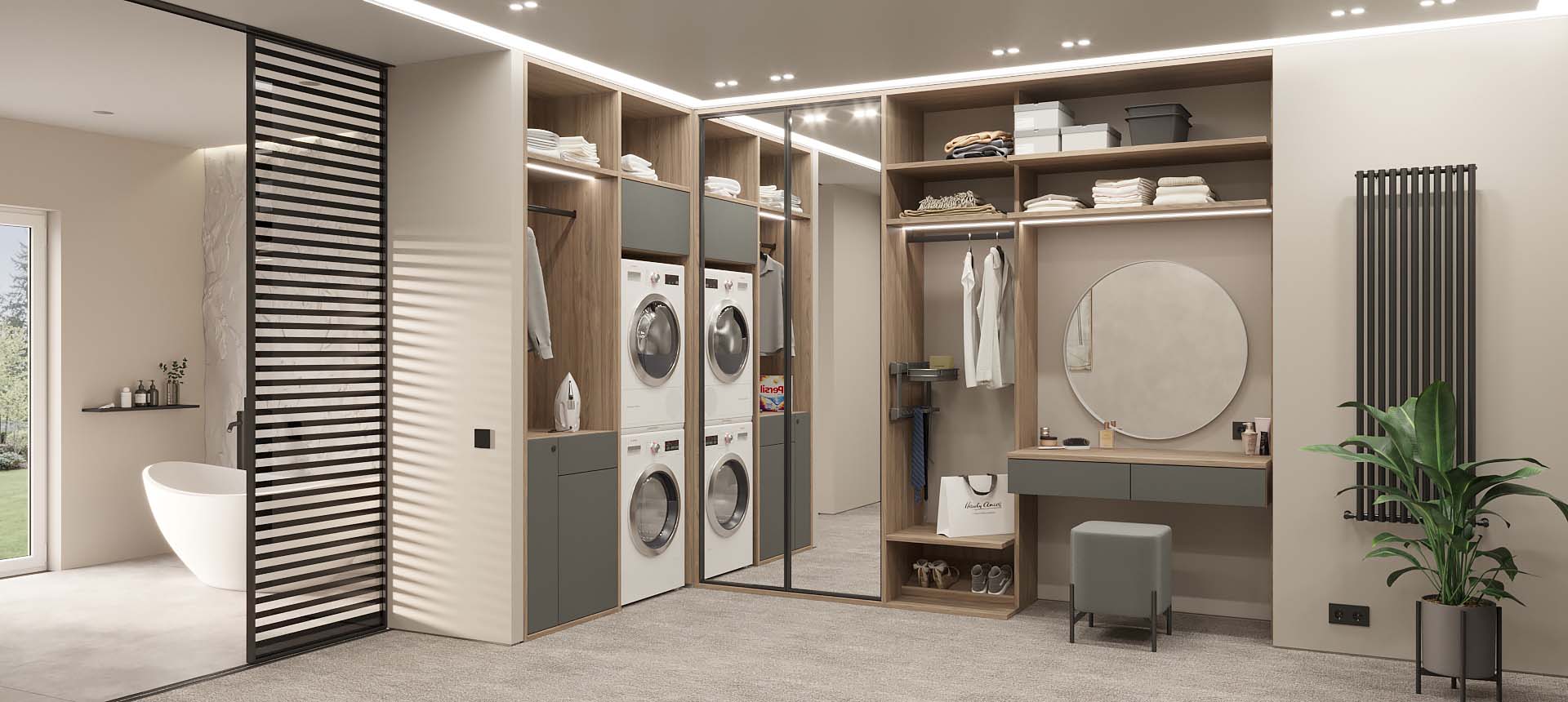 Дымчатый Агат матовый / Орех&nbsp;Карини&nbsp;белёный&nbsp;