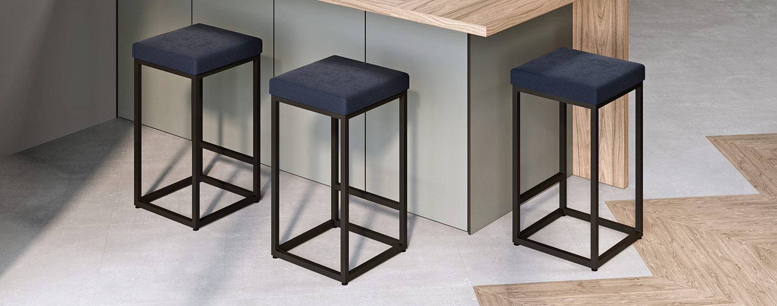 Стул барный на металлокаркасе - фото No 3