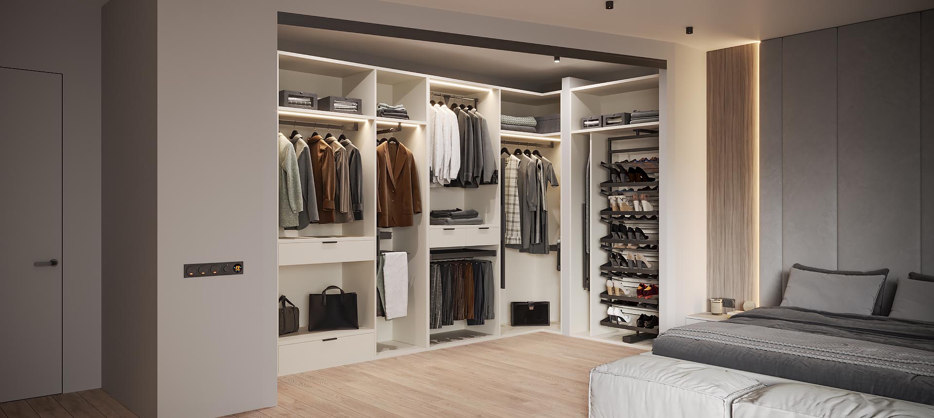 Светло-серый