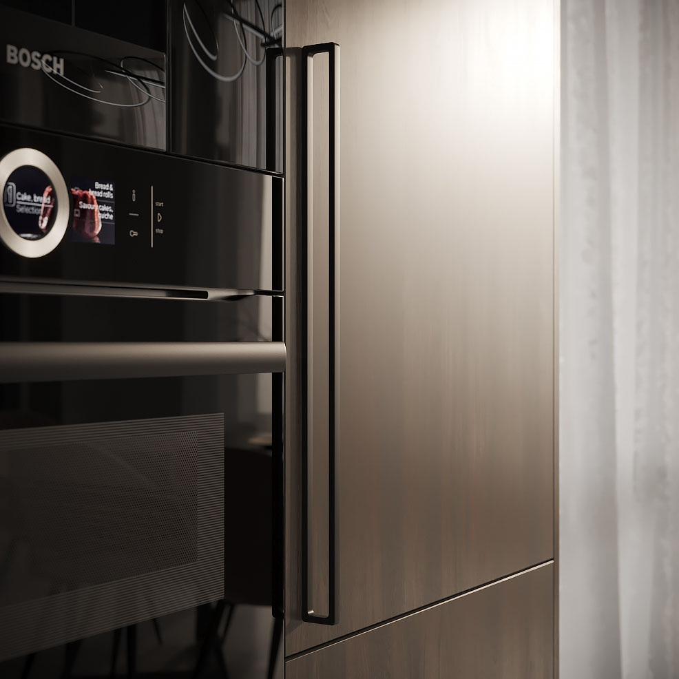 Кухни в стиле лофт: 100 фото дизайна интерьера - фото №29