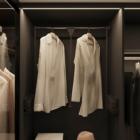 Гардеробная комната 10 - детальное фото № 9