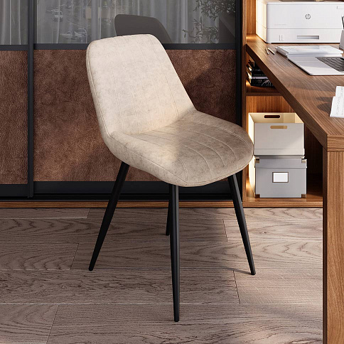 Шкаф-купе в гостиную с полками и столом - детальное фото № 9