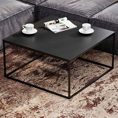 Журнальный столик на стальном каркасе - детальное фото № 1