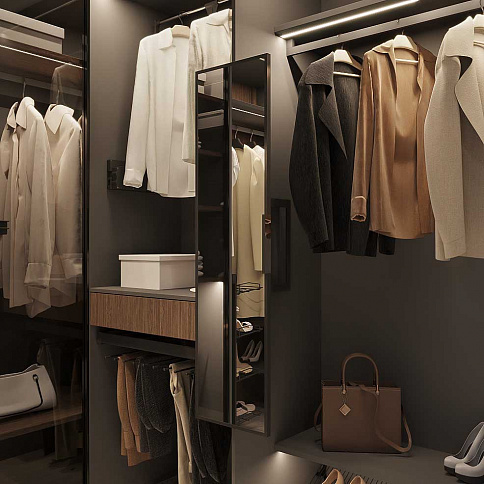 Гардеробная комната 10 - детальное фото № 4