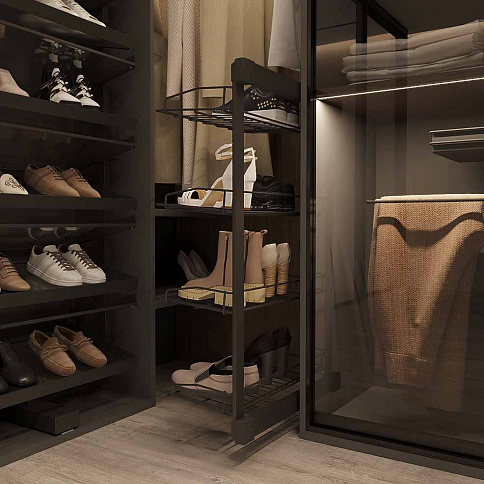 Гардеробная комната 10 - детальное фото № 2