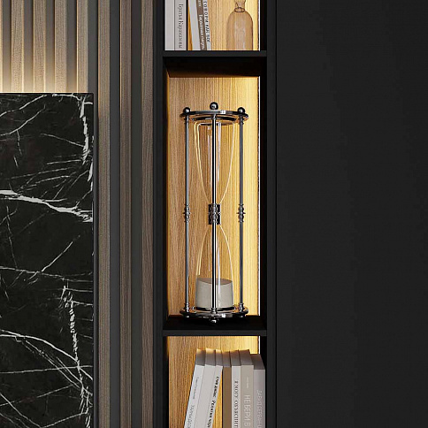 Встроенная гостиная на заказ с зоной под ТВ - детальное фото № 4