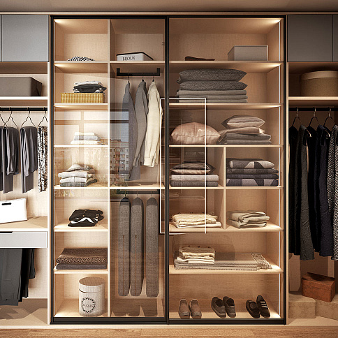 Гардеробная комната 18 - детальное фото № 1