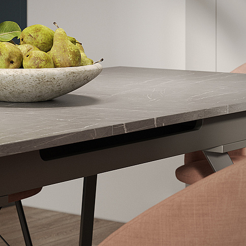 Кухонный стол-трансформер Баут с опорами Портофино - детальное фото № 2