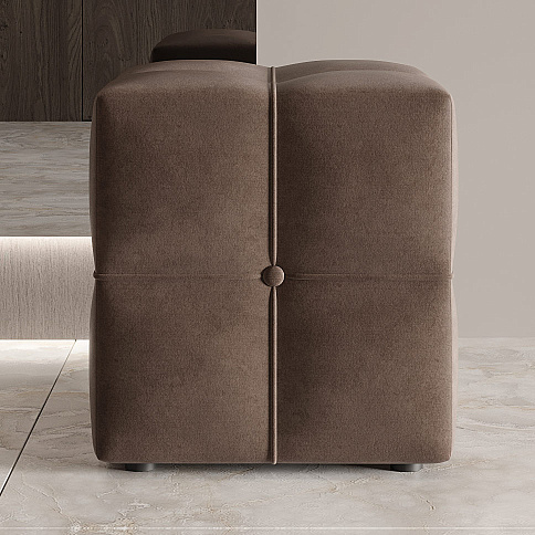 Пуф Камелия Квадро 2 в коричневом - детальное фото № 2