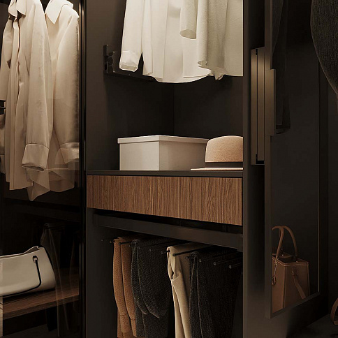 Гардеробная комната 10 - детальное фото № 6