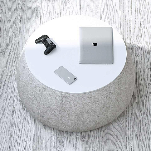 Пуф Трюфель 2 в сером цвете - детальное фото № 2