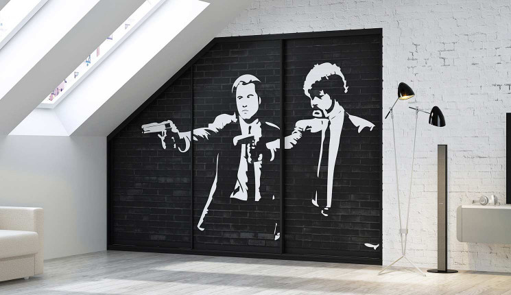 Мансардный шкаф-купе