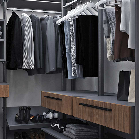 Гардеробная комната 4 - детальное фото № 6