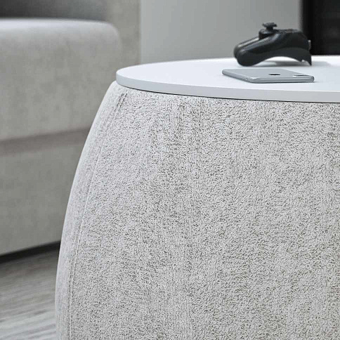 Пуф Трюфель 2 в сером цвете - детальное фото № 4