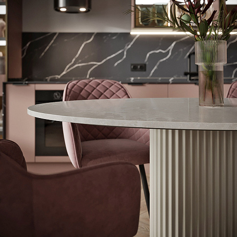 Кухонный стол Руже овальный - детальное фото № 1