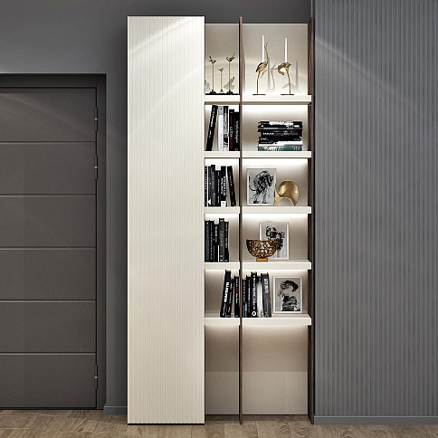 Шкаф в прихожую с открытыми полками - детальное фото № 4