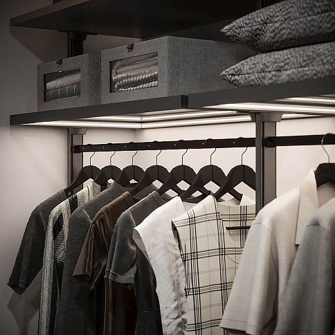 Гардеробная комната 16 - детальное фото № 3