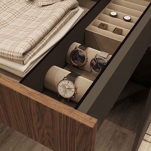 Гардеробная комната 10 - детальное фото № 14