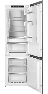 Встраиваемый двухкамерный холодильник