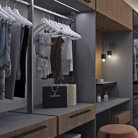 Гардеробная комната 4 - детальное фото № 2