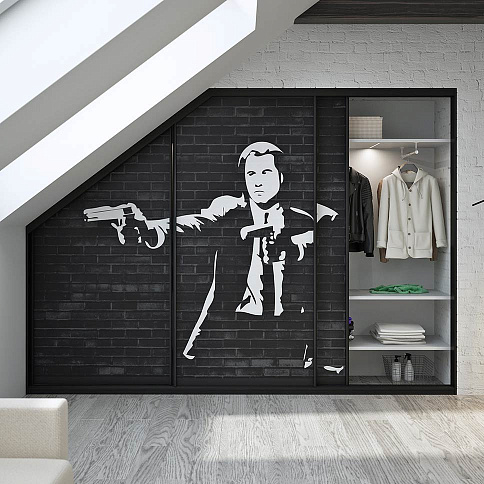 Мансардный шкаф-купе - детальное фото № 3