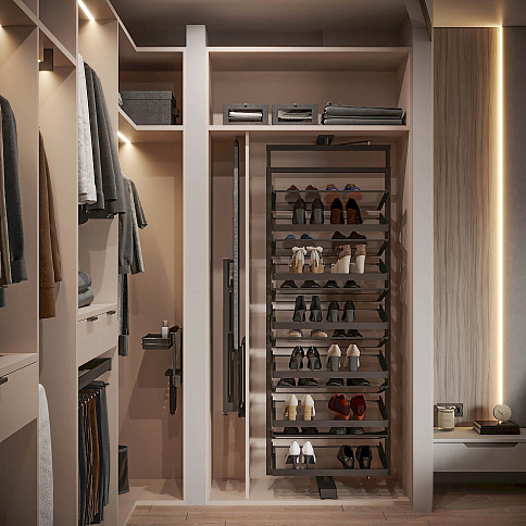 Гардеробная комната 17 - детальное фото № 1