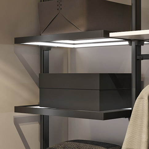 Гардеробная комната 20 - детальное фото № 2