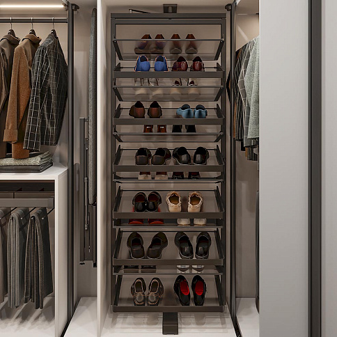 Гардеробная комната 19 - детальное фото № 5