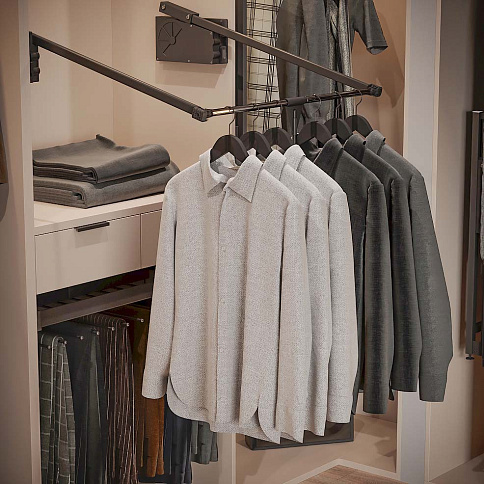 Гардеробная комната 17 - детальное фото № 5