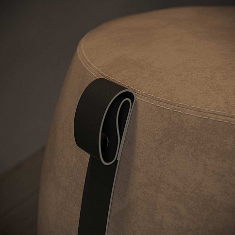 Пуф Грассо в коричневом - детальное фото № 2