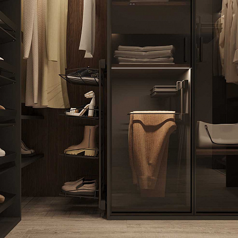 Гардеробная комната 10 - детальное фото № 11