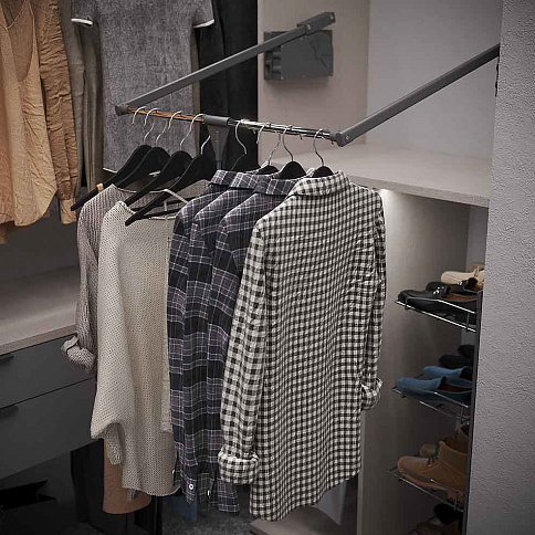 Гардеробная комната 8 - детальное фото № 5