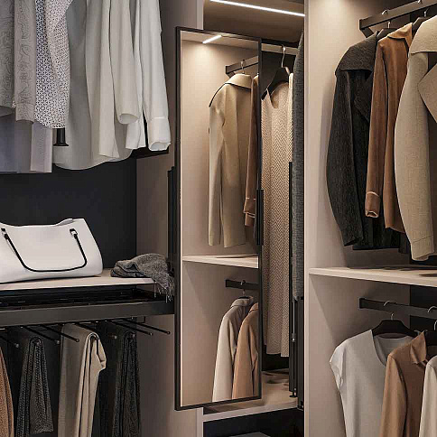 Гардеробная комната 13 - детальное фото № 8