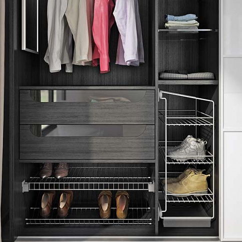 Белый шкаф-купе в спальню - детальное фото № 4