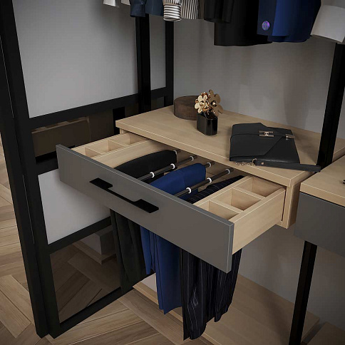 Гардеробная комната 3 - детальное фото № 4