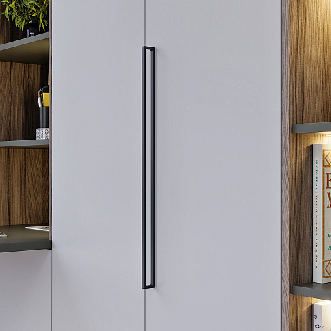 Шкаф витрина с полками - детальное фото № 3