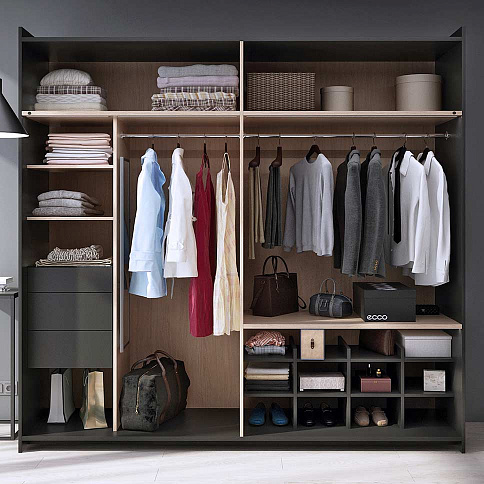 Шкаф-купе с двумя створками в спальню - детальное фото № 3